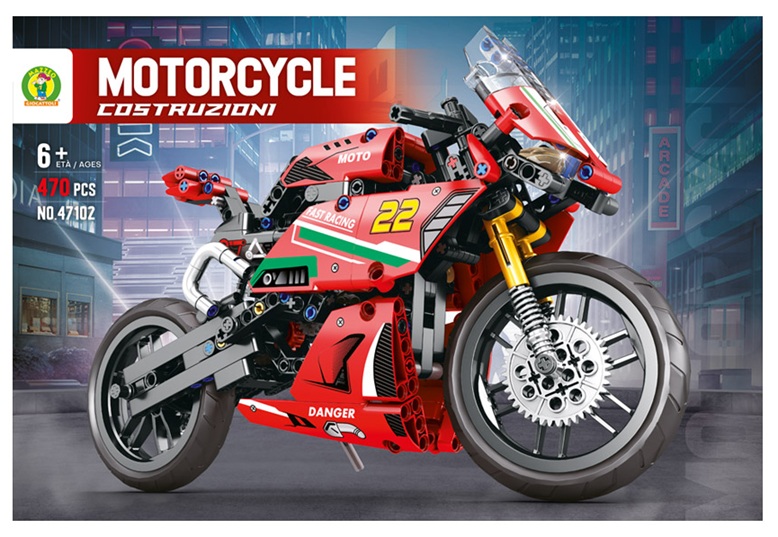 Costruzione Motocicletta 470 Pezzi