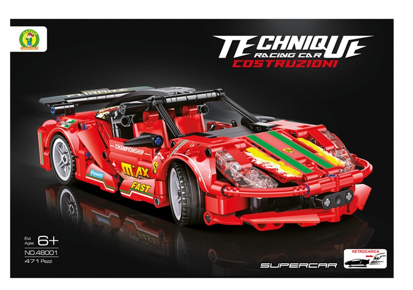 Costruzione Auto Racing Car 471 Pezzi