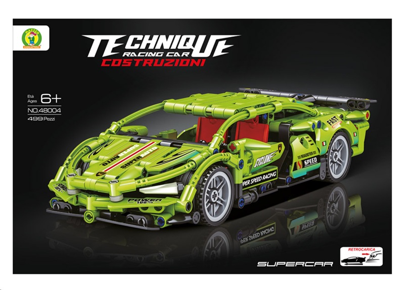 Costruzione Auto Racing Car 499 Pezzi