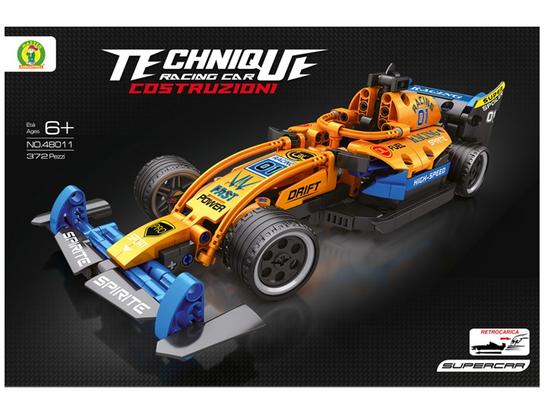 Costruzione Auto Racing Car 372 Pezzi
