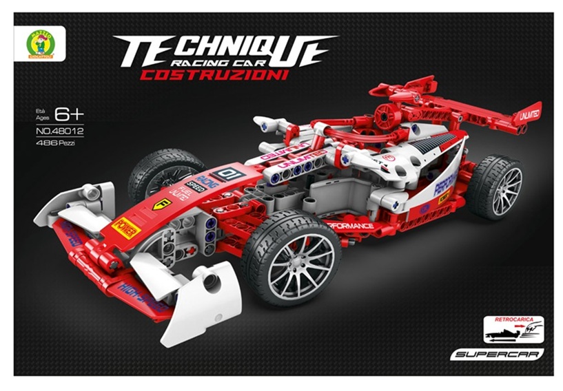 Costruzione Auto Racing Car 486 Pezzi