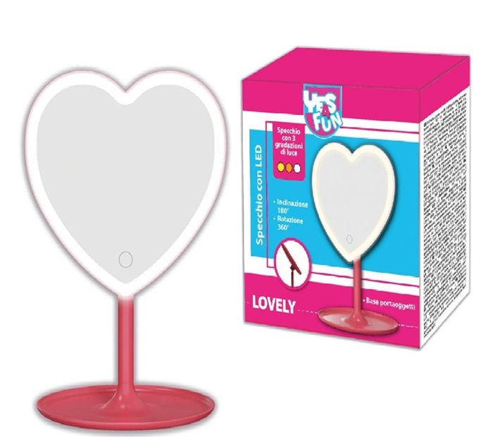 Lovely Specchio con Luci Led