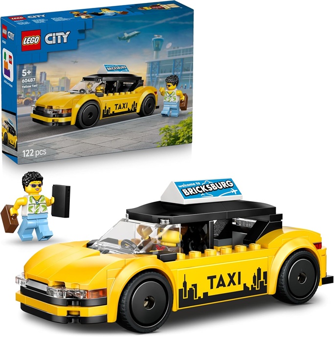 LEGO City Great Vehicles (60487) Taxi giallo