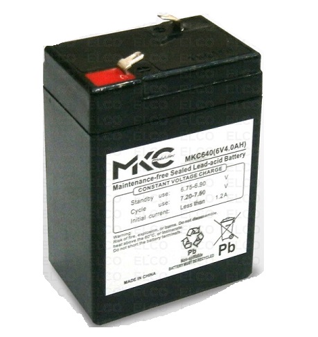 Batteria al piombo agm 6v 5ah/4,5Ah