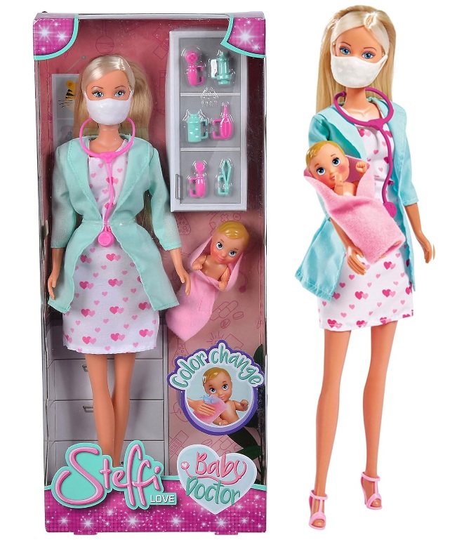 Simba Steffi Love Doctor Pediatra, 3 Anni, Multicolore, 105733493