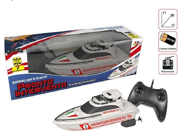 Motoscafo Guardia Costiera Radiocomandata 3 Funzioni