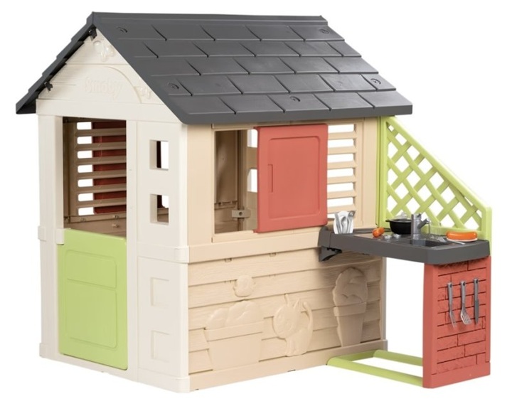 Smoby S.Life Casetta Natura con cucina