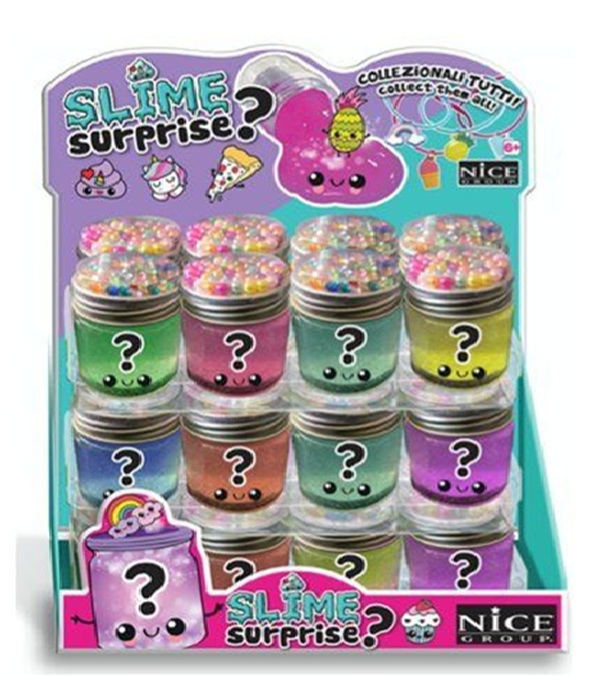 Barattolo Slime Surprise con Accessori di Nice