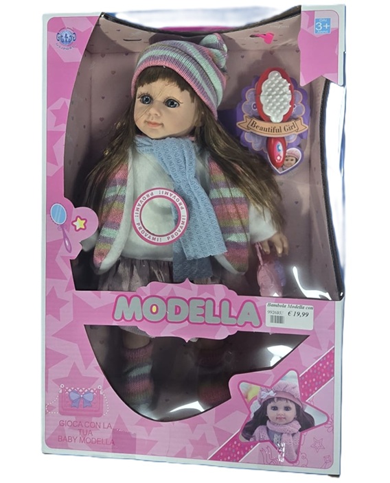 Bambola Modella con accessori moda