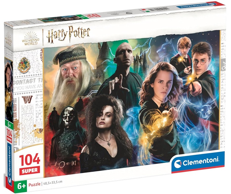 Clementoni – Harry Potter Supercolor Puzzle – 104 Pezzi, 25775