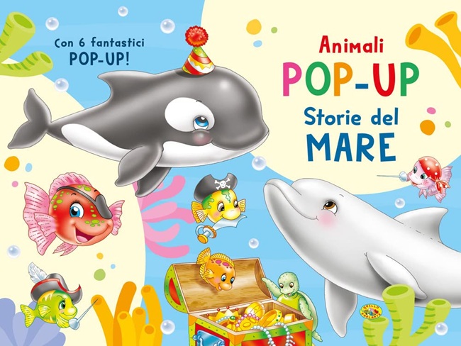 Animali Pop-Up Storie del Mare con 6 fantastici pop up
