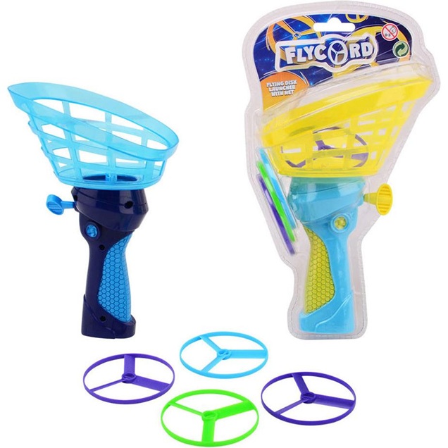 Fly-Cord – Sparadisco volante con impugnatura e meccanismo a strappo