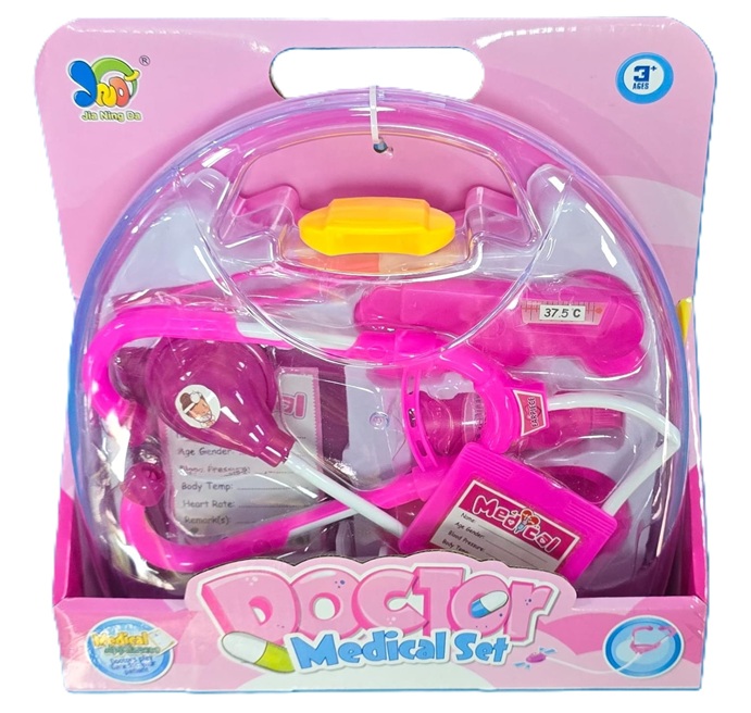 Doctor medical Set – Valigetta Piccola Dottoressa col. rosa