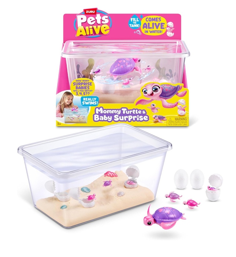 Pets Alive-Mama E Baby Turtle Surprise