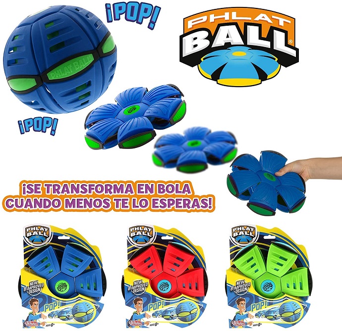 Phlatball Palla trasformabile in disco con luci