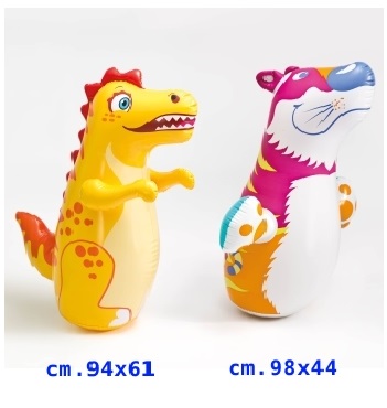 Sempreinpiedi gonfiabili 3D a forma di animali 2 sogg. vendita singola