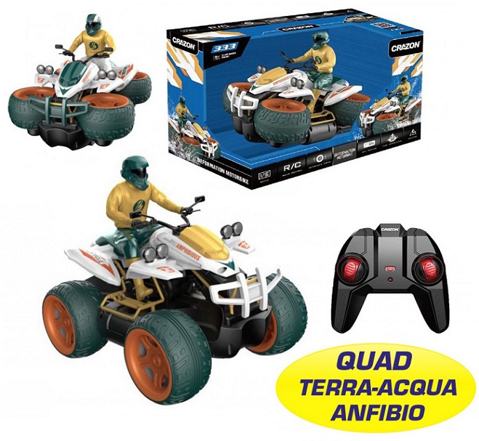 Quad R/C Anfibio + Pack