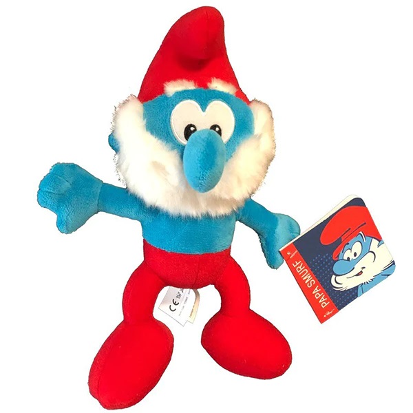 Personaggio Peluche Puffi Altezza cm.28 soggetto Grande Puffo