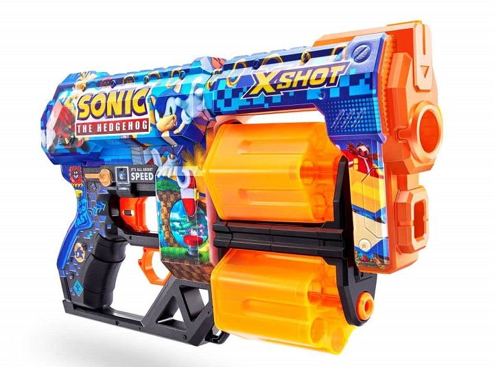 Skin X-Shot – Dread Dart Blaster – Sonic