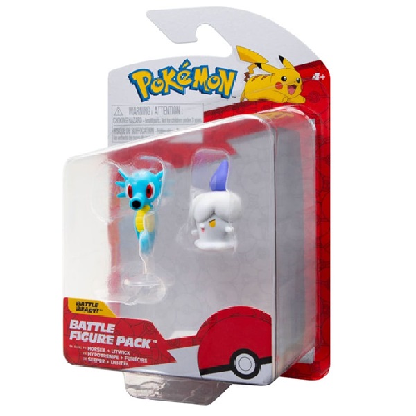 Pokèmon battle figure Horsea + Litwick