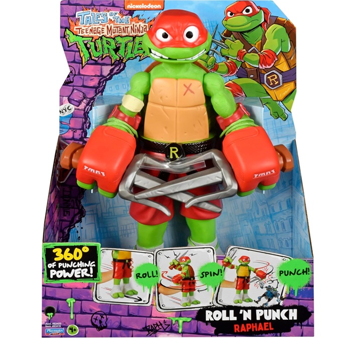 Tales of Teenage Mutant Ninja Turtles: Figura gigante Roll N Punch Raphael