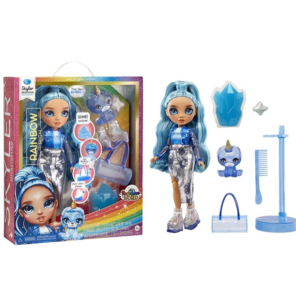 Rainbow High Fashion Doll con Slime & Animale – Skyler