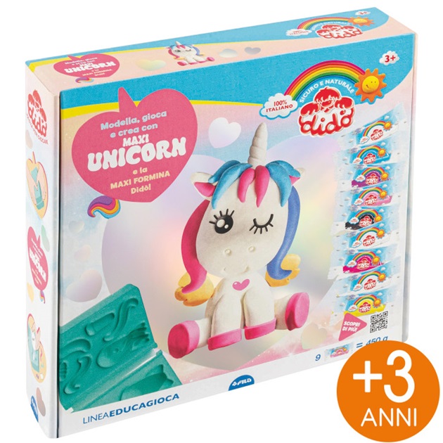 PASTA DA MODELLARE DIDÒ MAXI UNICORN FILA