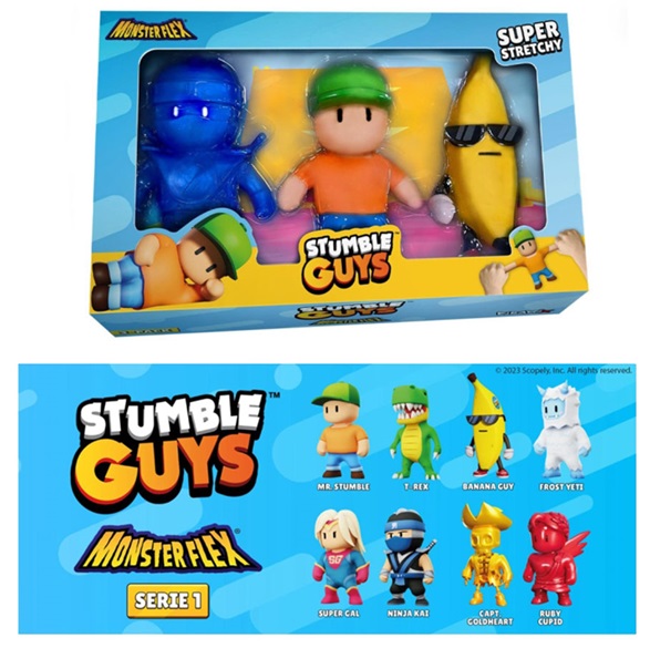 Stumble Guys Monsterflex Pack da 3 personaggi