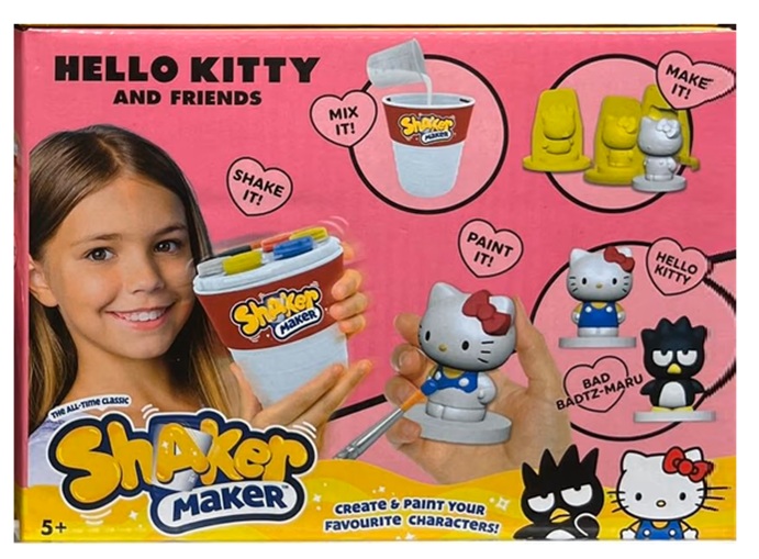 Set di artigianato per la creazione di Shaker di Hello Kitty