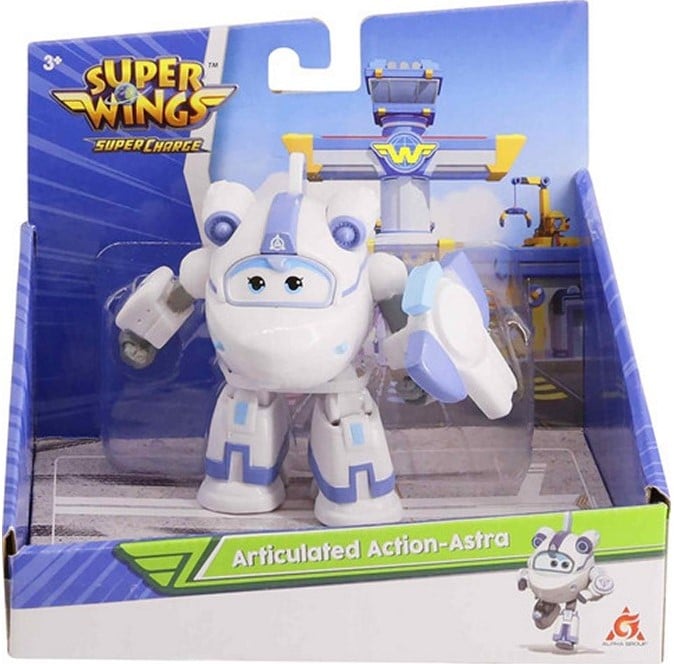 Super Wings Personaggio Astra Articolato con accessori removibili