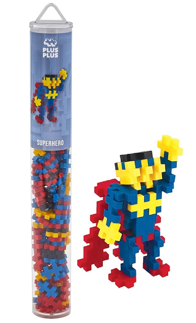 Plus Plus – Costruzioni con minitessere pz.100 Sogg.Super Hero