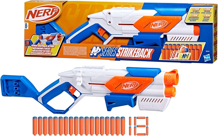 Nerf N Series, blaster Strikeback, 18 dardi Nerf N1