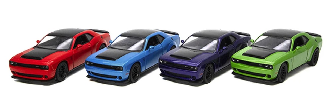 Dodge challenger srt demon 170 Retrocarica e Porte Apribili 12 cm