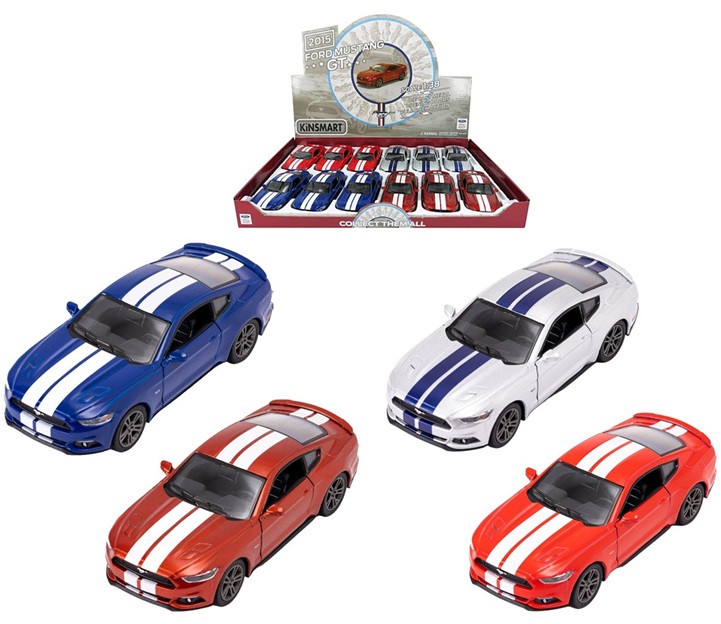 Ford mustang Gt Die Cast 89291 Retrocarica e Porte Apribili 12 cm