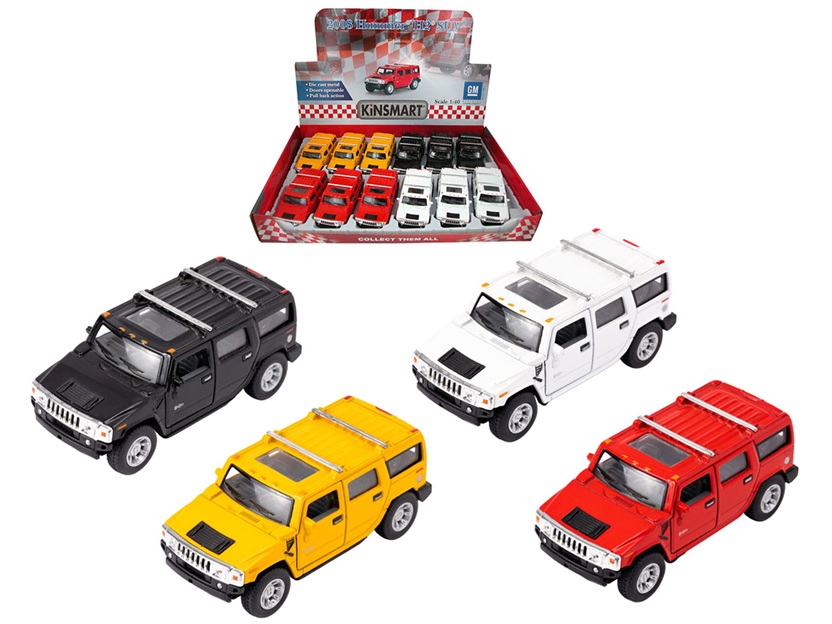 Hummer H2 suv die-cast DB776 Retrocarica e Porte Apribili 12 cm