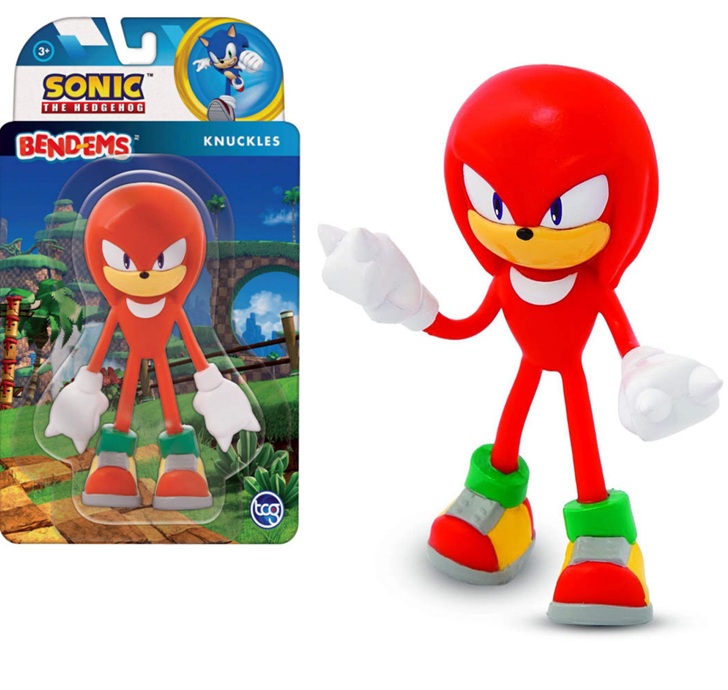 Sonic personaggio super strech allungabile Sogg. Knuckles