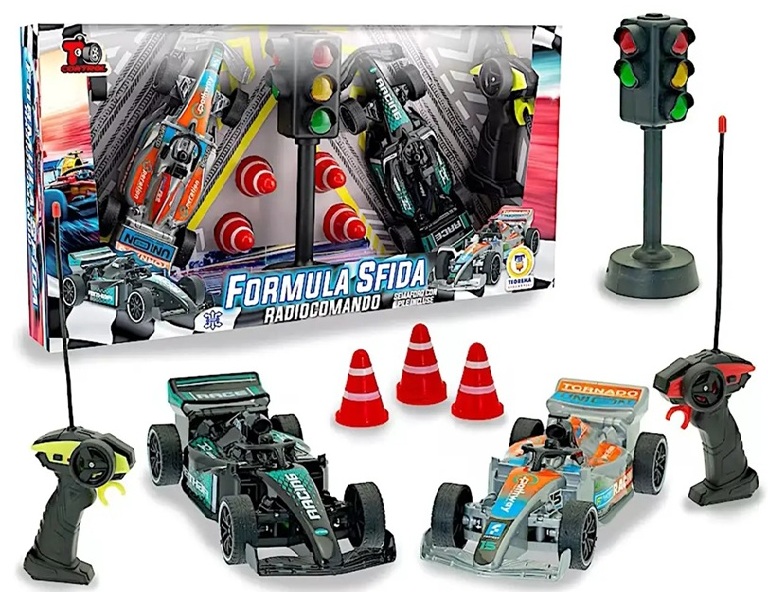 T-Control – F1 Doppia Sfida con semaforo, 2 auto R|c da Formula 1 con radiocomando