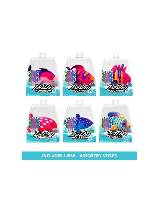 ZHU ZHU PETS AQUARIUM PESCI TROPICALI ASSORTITI CHE CAMMINANO