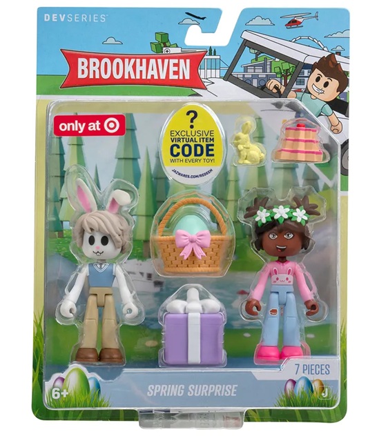 Roblox Brookhaven Figures Double Pack Spring Surprise 7 pz. Codice online