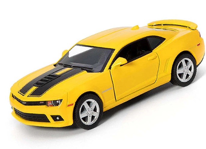 Chevrolet Camaro 1:36 Die-Cast con RetrocaricaExclusive Edition in scala 1:36, in metallo per porte completamente funzionali, pulloback Action