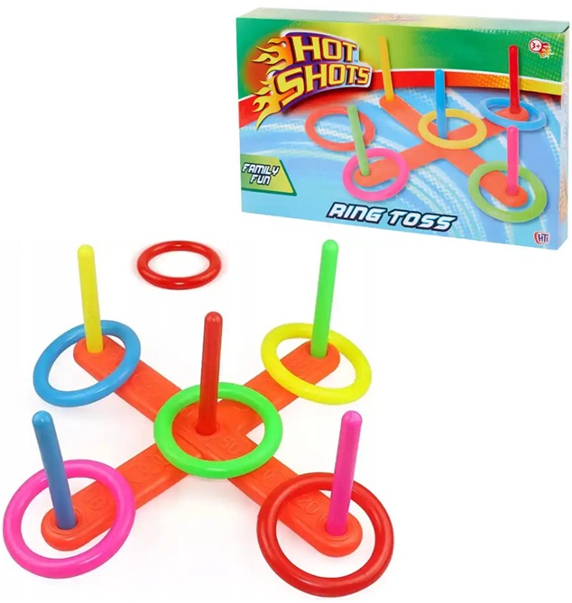 Hot Shots Ring Toss – Gioco sabbia anelli 5 anelli 40 cm.