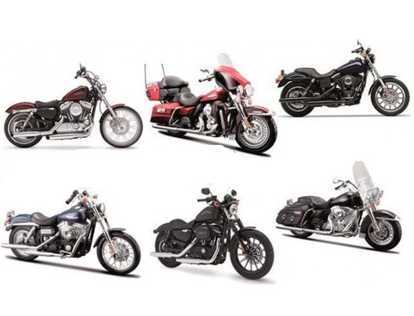 Motomodelli scala 1:12 Hrley Davidson
Assortiti