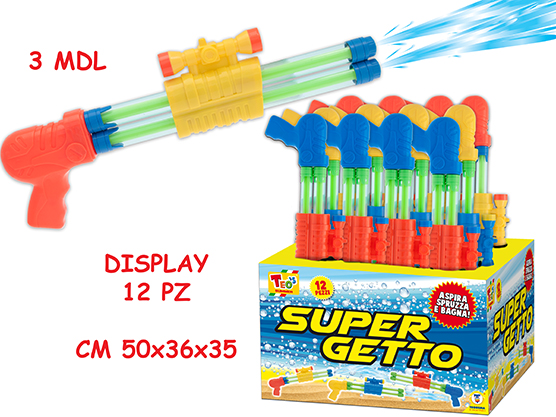TEO’S – SUPERGETTO PISTOLA DOPPIO SPRUZZO 47 CM