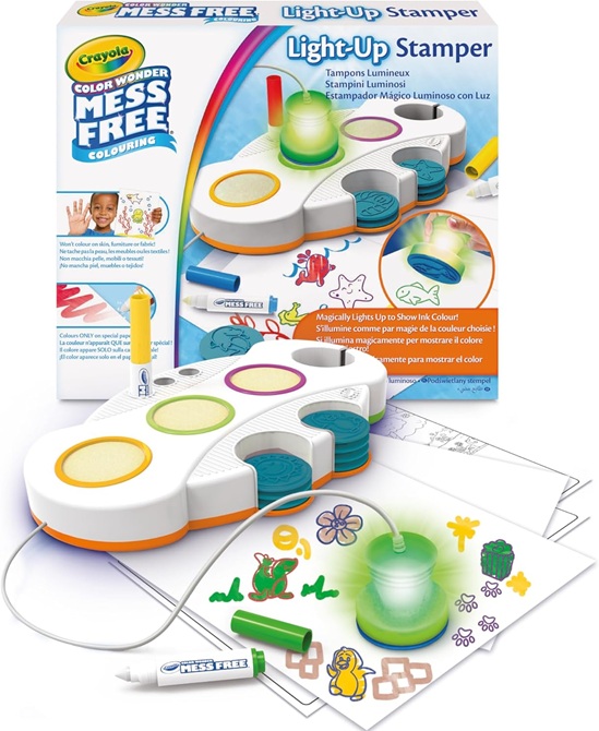 Crayola – Color Wonder Stampini Luminosi Senza Macchia, Attività Creativa e Regalo per Bambini dai 3 Anni.
