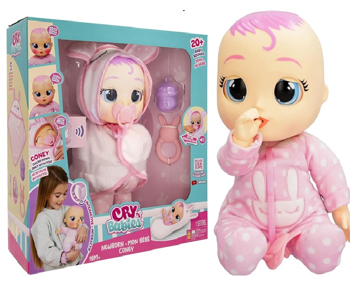 Bambola Crybabies Newborn Coney