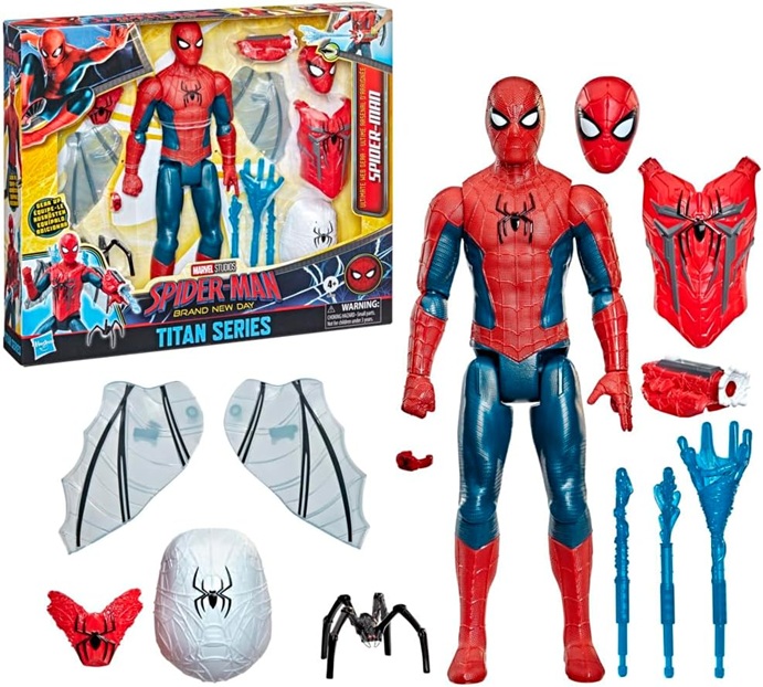 Personaggio Spideerman Titan Hero 30 Cm Brand New Day