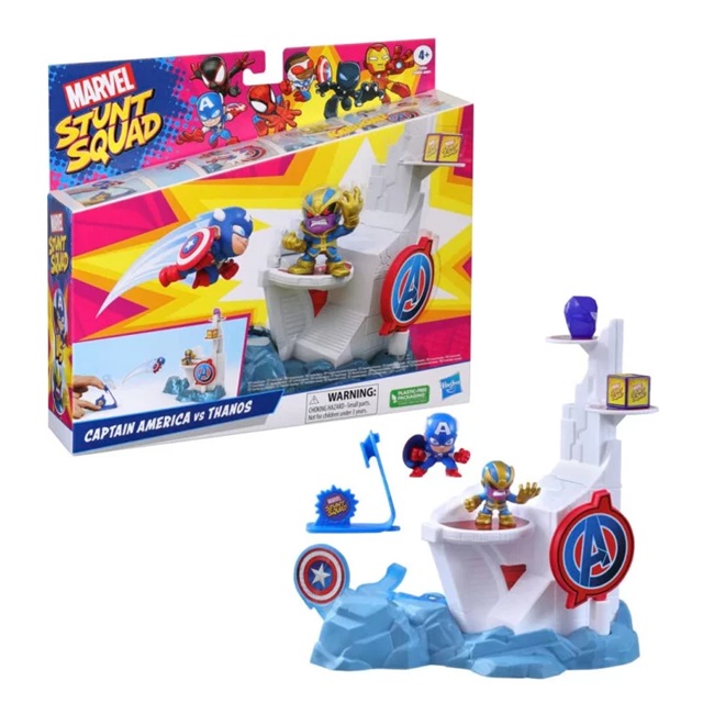 Spidey Hero Stunt Squad Captain America Vs Thanos