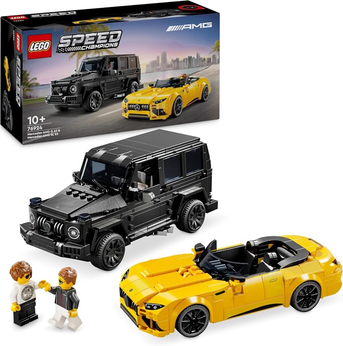LEGO Speed Champions 76924 Mercedes-AMG G 63 e Mercedes-AMG SL 63
