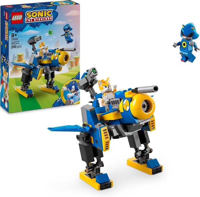 LEGO Sonic Cyclone vs. Metal Sonic, Giochi d’Azione da 8 Anni  77002