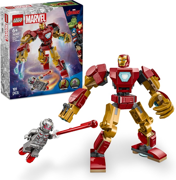 Lego Marvel Super Heroes 76307 Armatura Mech Iron Man vs. Ultron